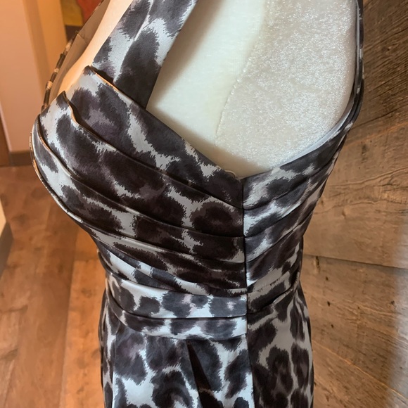 Kay Unger New York Dress Animal Print Cocktail - Picture 3 of 12